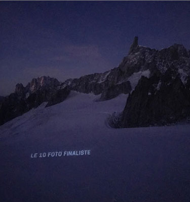 Proiezioni sul Monte Bianco